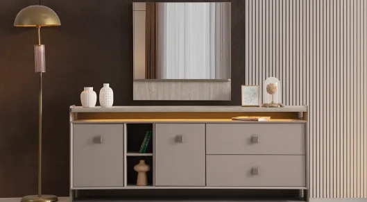 Product img 2, İnci Ahşap Ayaklı Modern Yemek Odası Takımı